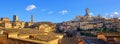 Panoramic view of Siena old town, Tuscany, Italy Royalty Free Stock Photo