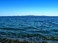 Panoramic view of Skiatos island in Greece Royalty Free Stock Photo