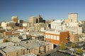 Panoramic view of skyline and downtown El Paso Texas, border town to Juarez, Mexico