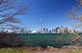 Panoramic view: Skyline of Toronto / Ontario / Canada Royalty Free Stock Photo