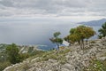 Seaside of Greece Pelopones Leonidio Plaka Royalty Free Stock Photo