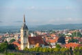 Panoramic view of Slovenska Bistrica, Slovenia Royalty Free Stock Photo
