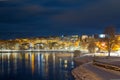 Panoramic view of Solleftea town in northern Sweden Royalty Free Stock Photo