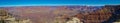 Panoramic view of the south rim of the Grand Canyon Royalty Free Stock Photo