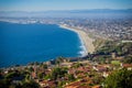 Panoramic View of Southern California Pacific Coast Highway Shore