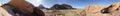 Panoramic view at Spitzkoppe, Namibia Royalty Free Stock Photo