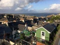 A panoramic view of St Ives in Cornwall Royalty Free Stock Photo
