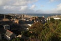 A panoramic view of St Ives in Cornwall Royalty Free Stock Photo
