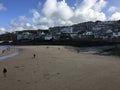 A panoramic view of St Ives in Cornwall Royalty Free Stock Photo