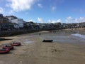 A panoramic view of St Ives in Cornwall Royalty Free Stock Photo