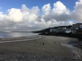 A panoramic view of St Ives in Cornwall Royalty Free Stock Photo