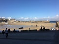 A panoramic view of St Ives in Cornwall Royalty Free Stock Photo