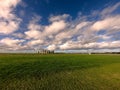 Panoramic view of Stonehenge monument. Royalty Free Stock Photo