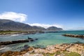 Panoramic view of Stony Point Nature Reserve in Betty`s Bay near Cape Town, South Africa Royalty Free Stock Photo