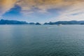 The islets of the langkawi archipelago in the afternoon malaysia Royalty Free Stock Photo
