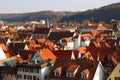 Panoramic view of Stuttgart-Esslingen Royalty Free Stock Photo