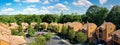 Panoramic view of a suburban community in New Jersey.