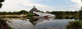 Panoramic view of Sumeru mountain. Muang Boran, the Ancient City. Bangpoo. Samut Prakan province. Thailand