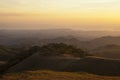 Panoramic view at sunset in Monteverde hills, Costa Rica