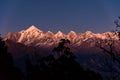 Panchchuli peaks, Munsiyari Royalty Free Stock Photo