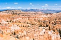 Panoramic view from Sunset Point at Bryce Canyon National Park Royalty Free Stock Photo