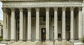 Panoramic view of the Supreme Court of the State of New York (USA Royalty Free Stock Photo