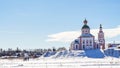 panoramic view of Suzdal with Church of Elijah