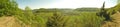 Panoramic view on the Swabian highlands Royalty Free Stock Photo