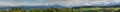 Panoramic view of swiss alps