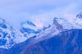 Panoramic view of Swiss Alps sunrise, Switzerland Royalty Free Stock Photo