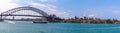 Panoramic view of Sydney Harbor Bridge and Kirribilli Sydney New South Wales Australia