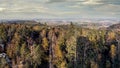 Panoramic view from Szczeliniec Wielki, Table Mountains, Poland