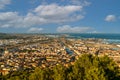 Panoramic view of SÃÂ¨te from Mont Saint Clair in Occitanie, France