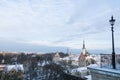 Panoramic view of Tallinn. Estonia Royalty Free Stock Photo