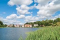 Panoramic View of Talsi Town ,Latvia. Royalty Free Stock Photo