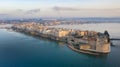 Panoramic view of Taranto city