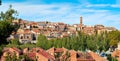 Panoramic view of Tarazona, in the province of Zaragoza, Spain Royalty Free Stock Photo