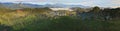 Panorama of tea plantations Haputale, Sri Lanka Royalty Free Stock Photo