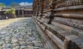 Panoramic view of the temple architecture of South India, India