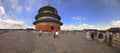 Panoramic view of the Temple of Heaven Royalty Free Stock Photo