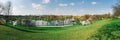 Panoramic View Of Tineretului Park In Bucharest Royalty Free Stock Photo