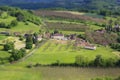 Panoramic view of the tiny village from the top of the Marqueyssac Belvedere, France
