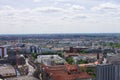 Panoramic view to Berlin from Radisson Berlin Alexanderplatz Hotel Royalty Free Stock Photo