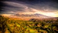 Panoramic view to Chachani mountain and Arequipa city Arequipa, Peru