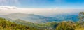 Panoramic view to The Dambethenna valley from Lipton Seat on Sri Lanka Royalty Free Stock Photo