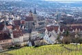 panoramic view to Esslingen Stuttgart Germany