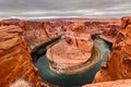 Panoramic view to Horseshoe Bend, Arizona, USA Royalty Free Stock Photo