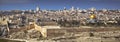 View to Jerusalem old cityfrom the Mount of Olives. Israel