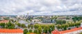 Panorama View of modern part of Vilnius, capital of Lithuania