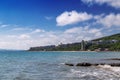 Panoramic view to sea resort Paradise Beach, Bulgaria